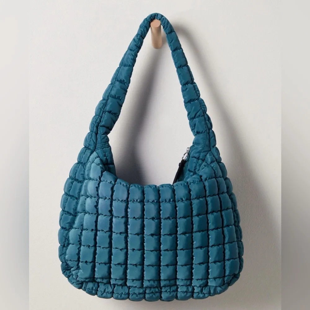 Quilted Carryall Bag from FP Movement by Free People 
In Endzone Blue NWT - Picture 3 of 5